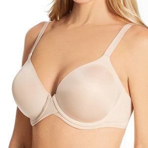 Maidenform DM7543 Fabulous Fit 2.0 Demi T-Shirt Bra 38D Convertible Straps Nude